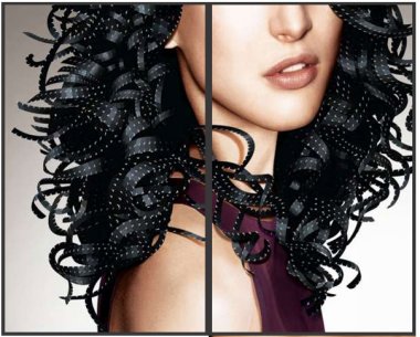 Beauty salon LCD large format posters